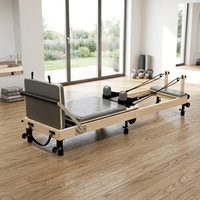 Appareil de Pilates pliable en bois d'érable MJD W38A avec pieds en acier robuste pour studio de Pilates