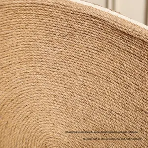 Grosir tali rami tipe baru tempat tidur kucing ramah lingkungan papan garuk cakar bulat besar tempat tidur kucing cangkang telur - Product Image 4