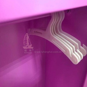 Mobili per bambole viola <span class=keywords><strong>armadietto</strong></span> per vestiti per bambole <span class=keywords><strong>armadietto</strong></span> per cubi in metallo per scuola di bambole da 18 pollici per ragazze americane - Product Image 4