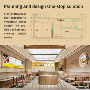 Juegos de Muebles de Madera Modernos Personalizados <span class=keywords><strong>para</strong></span> Restaurantes - Mesa de Barbacoa y Hot Pot Comercial Duradera, Ecológica y de Espuma de Alta Densidad - Product Image 5