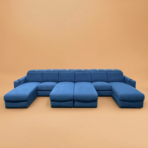 أريكة قسم قابلة للتعديل لغرفة المعيشة تصميم جديد متعدد الوظائف قابلة للطي-أثاث منزلي - Product Image 1