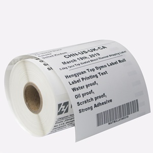 Nhà Máy Hengyuan Dymo Tất Cả Các Dòng Trực Tiếp Nhiệt Sticker Biểu Tượng Tùy Chỉnh Pre In UPC Kích Thước Mã Vạch Nhãn CuộN - Product Image 4