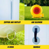 Tente de boîte de nuit gonflable Black Party | Discothèque Disco Cube Gazebo avec logo personnalisé pour les événements et les entreprises