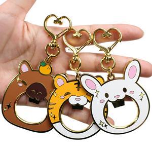 Décapsuleur porte-clés en émail 2D/3D en gros, décapsuleur porte-clés en métal personnalisé mignon pour bar, accessoires de décoration - Product Image 6