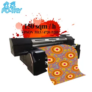 Machine d'impression numérique de ceinture de transport imprimante À Jet D'encre polyester tissus textile machine d'impression
