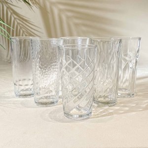 Verres à boire transparents en gros à prix abordable – Grands verres à boire avec logo - Product Image 4