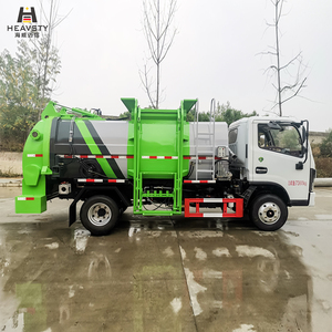 HEAVSTY Nouveau Camion Compact à Benne Carrée pour Déchets Alimentaires, Diesel, Manuel, 155 CV, Levage Hydraulique, Collecteur de Poubelles 120L/240L - Product Image 3