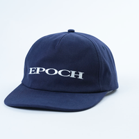 Topi Snapback katun Premium tidak terstruktur kualitas tinggi 5-panel topi Logo bordir kustom modis Sporty grosir