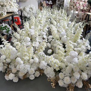 ดอกไม้ประดิษฐ์สีขาวคุณภาพสูง ขนาด 2.5 ฟุต สำหรับตกแต่งทางเดินงานแต่งงาน - Product Image 5