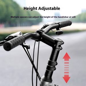 TOSUOD-Booster <span class=keywords><strong>de</strong></span> <span class=keywords><strong>guidon</strong></span> <span class=keywords><strong>de</strong></span> vélo en alliage d'aluminium, accessoires <span class=keywords><strong>de</strong></span> levage réglables en hauteur verticale - Product Image 3