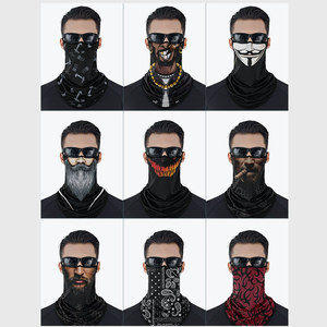 Tùy Chỉnh Thiết Kế Vòng Tai Cổ Gaiter Bandana Thoáng Khí Làm Mát Tam Giác Bandana Mặt Nạ Cho Xe Máy Đi Xe Đạp - Product Image 5