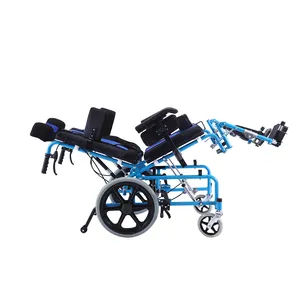 Fabricado mejor oferta sillas de ruedas bebé silla de ruedas manual freno de mano sillas de ruedas para parálisis cerebral de los niños