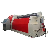 Máquina de Laminación de Placas de Acero Inoxidable, Acero al Carbono y Aluminio de 4 Rodillos CNC ZHENGHENG W12-20x2500, Doblado Automático y Conformado de Extremos de 16 mm