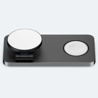 Station de charge multifonction AFY factory en alliage d'aluminium T8 3-en-1 pour téléphone, montre et écouteurs, chargeur sans fil magnétique rapide 15W 25W
