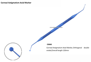 Marcador axial de <span class=keywords><strong>astigmatismo</strong></span> corneal médico de aleación de titanio, producto de gran oferta, instrumentos quirúrgicos oftálmicos - Product Image 4