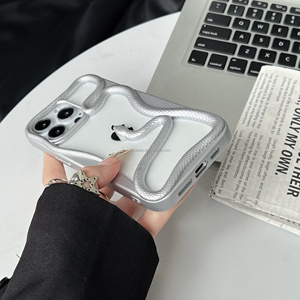 Custodia di Lusso Antiurto <span class=keywords><strong>per</strong></span> Telefono con Design a Serpente in TPU Galvanizzato <span class=keywords><strong>per</strong></span> 11-16 Pro Max in 10 Colori - Product Image 5