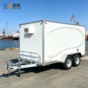 Remorque frigorifique mobile, chambre froide mobile, unité de refroidissement, chambre froide remorquable pour la restauration, le transport alimentaire et le stockage de crème glacée - Product Image 3
