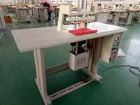 Machine de soudage par points à ultrasons haute efficacité pour sacs, machine de soudage par points à ultrasons double pour tissus non tissés