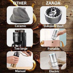 เครื่องบดกาแฟอัตโนมัติขนาดเล็กแบบพกพา  ใบมีดสแตนเลส  ชาร์จผ่าน USB สำหรับกาแฟเอสเพรสโซ - Product Image 2