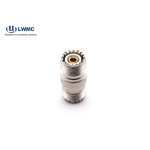 Latón, bronce fosforado niquelado, montaje de kit coaxial de conector Glod RF - Product Image 5