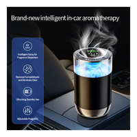 Diffuseur d'arômes automatique intelligent mini haut de gamme pour voiture, rechargeable par USB, sans eau, électrique, 10 ml, portable pour hôtels et foyers