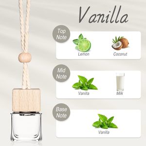 น้ำหอมปรับอากาศในรถยนต์แบบว่างเปล่าน้ำหอมขวดน้ำหอมแบบห้อยยอดนิยมขวดแก้วน้ำหอมปรับอากาศในรถพร้อมกล่องไม้ - Product Image 5