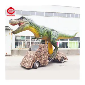 Zigong 거대한 T-rex 공룡 모델 Animatronic 공룡 동상 디노 파크 장비 판매