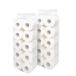 Papier toilette jetable 3 plis gaufré, <span class=keywords><strong>absorbant</strong></span>, écologique, biodégradable, en gros, en grandes rouleaux, en pâte de bois vierge - Product Image 2