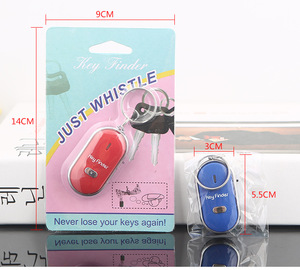 Khuyến mãi điện tử Keychain chuyển đổi nhấp nháy bíp từ xa bị mất keyfinder định vị Móc Chìa Khóa Vòng Key Finder còi với LED - Product Image 4