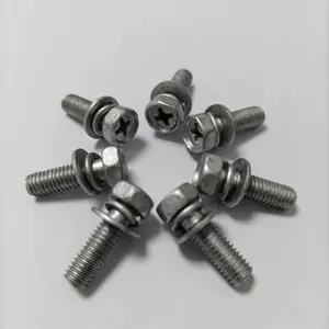 Customisable Dacromet Cross Hexagon Socket Set Screws M3M4M5M6M8M10 Steel Stainless Steel Galvanized Steel Bolt Rivet M4 M12
