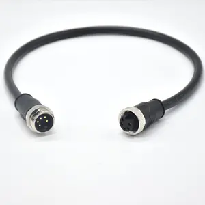 Haute qualité 7/8 câble Plug5 connecteurs à broches fil PVC mâle femelle IP67 connecteur électronique