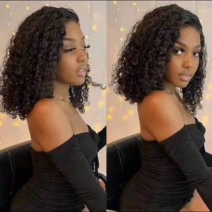 Short <strong>Bob</strong> Lace Front <strong>Wig</strong> Black Curly <strong>Bob</strong> <strong>Wigs</strong> for Black Women Synthetic Fiber Hair <strong>Wigs</strong> - Product Image 6