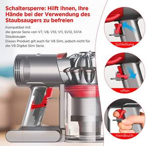 Brosse électrique avec brosse à entraînement direct et accessoires de verrouillage pour <span class=keywords><strong>aspirateur</strong></span> Dysons V7 V8 <span class=keywords><strong>V10</strong></span> <span class=keywords><strong>V11</strong></span> SV12 SV14 - Product Image 4