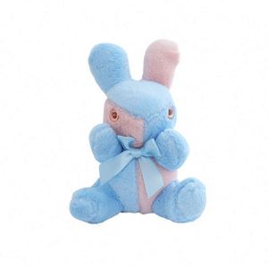Porte-clés en laine tricotés et crochetés à la main avec logo personnalisé, en forme d'animaux mignons (ours, dinosaure), jouets en peluche en gros - Product Image 3