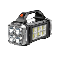 Lampe de travail COB haute puissance étanche à énergie solaire, corps en ABS, rechargeable par USB, 1000 lumens, pour camping en extérieur