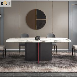 لوح رخامي على الطراز الإيطالي على الطراز الاسكندنافي مستطيل 14 مقعد فاخر عصري بسيط - Product Image 3