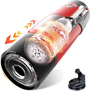 Male Masturbators Thrusting Blow Job Sucking Rotating <b>Cup</b> Handsfree Hot Selling Video Fully Sex Auto Masturbation Toys for Men - Product Image 1