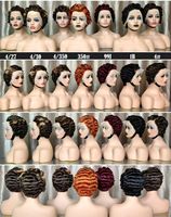 Perruque Courte Bouclée Pixie, Grade 12A, Lace Frontale, 100% Cheveux Humains, Économique, Perruque Humaine