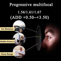 Lentilles de lunettes de lecture progressives 1.56, lentilles photochromiques sur ordonnance, protection UV, lentilles optiques