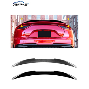Alerón trasero de cola de pato Stinger, Material plástico negro brillante, sintonización para <span class=keywords><strong>Kia</strong></span> Stinger 2018 +, accesorios para coche - Product Image 1