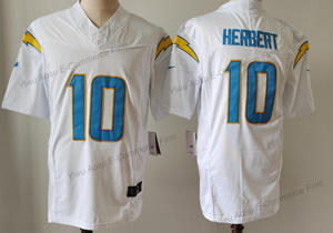 2025 Justin Herbert Los Angeles 10 #    Jersey Sepak Bola Berkualitas Tinggi Jahitan Amerika - Product Image 3