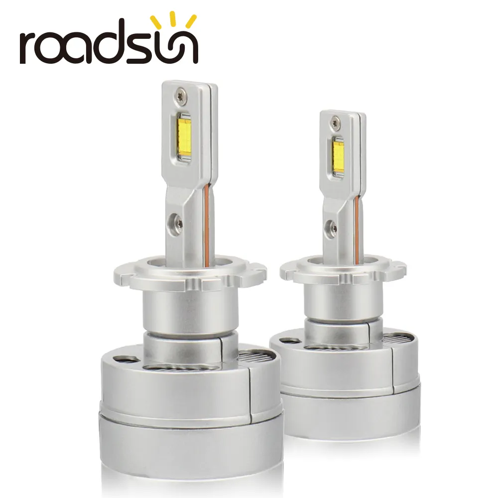 Roadsun D2R D2S LED פנס הנורה לפורד הונדה אינפיניטי מאזדה ניסן Peugeot רנו אופל HID קסנון החלפת 25000LM 6000K