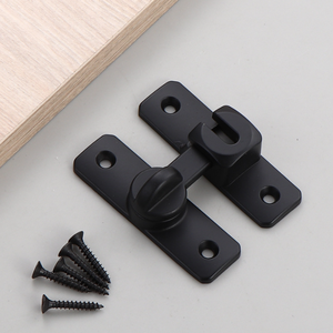 Lật cổng chốt phần cứng chống trộm cửa trượt chốt 90 độ góc bên phải Barn Door Lock Latch - Product Image 3