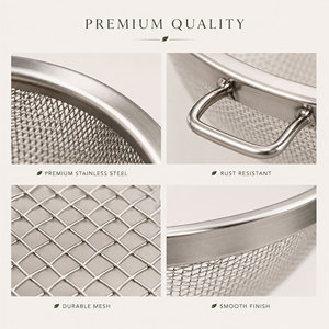 Galvanized Soil Sifter for Gardening Sand Beach <b>Garden</b> Fast Delivery 2PCS/Set - Product Image 4