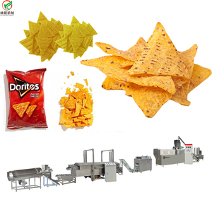 Línea de Producción de Snacks de Maíz <span class=keywords><strong>Fritos</strong></span>, Tortilla, <span class=keywords><strong>Doritos</strong></span>, Chips de Maíz, Extrusora Automática para Chips Triangulares de Maíz - Product Image 1