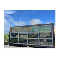 Panneau solaire à film mince 46W 69W 72W 94W 200W 300W, transparence 40% 60% 80% pour BIPV