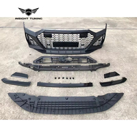 Kit carrosserie de haute qualité en plastique PP, nouveau diffuseur arrière et jupes latérales avec clips pour Audi A7 2019-2022, transformation en RS7