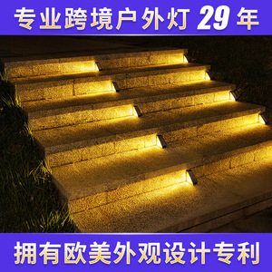 Solar Garden <b>Light</b> Led <b>Wall</b> Mount Outdoor Waterproof Solar <b>Powered</b> 12V Mono Si <b>Battery</b> Included 50000 Hours Lifespan - Product Image 3