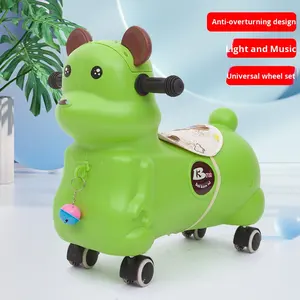 电动儿童玩具车婴儿滑板车塑料安全防侧翻卡通四轮骑乘玩具车 - Product Image 5