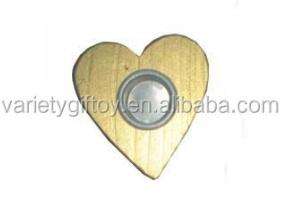 Gỗ Hình Trái Tim Vàng Nến Để Trang Trí Giáng Sinh - Product Image 6